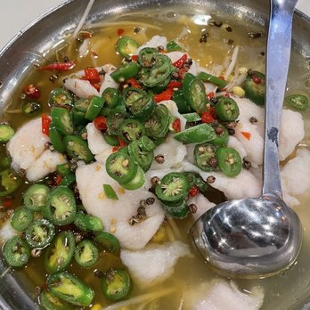 Chengdu Taste - Boiled Fish with Green Pepper Sauce - Szechuan Near Me - Alhambra, California