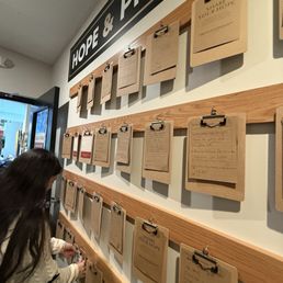 Hope and prayers wall