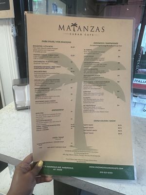 Menu photo 2 Matanzas Cuban Cafe Hartsdale, NY