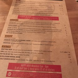 Pies & Pints - Menu.. with happy hour specials.