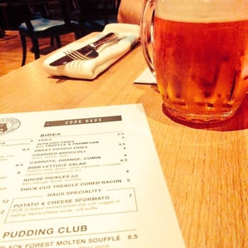Albert's Schloss - menu (2016) - Bars Near Me - Manchester, XGM