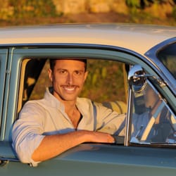 My Sydney Detour - Richard Graham behind the wheel of the 1964 EH Holden Premier tour vehicle