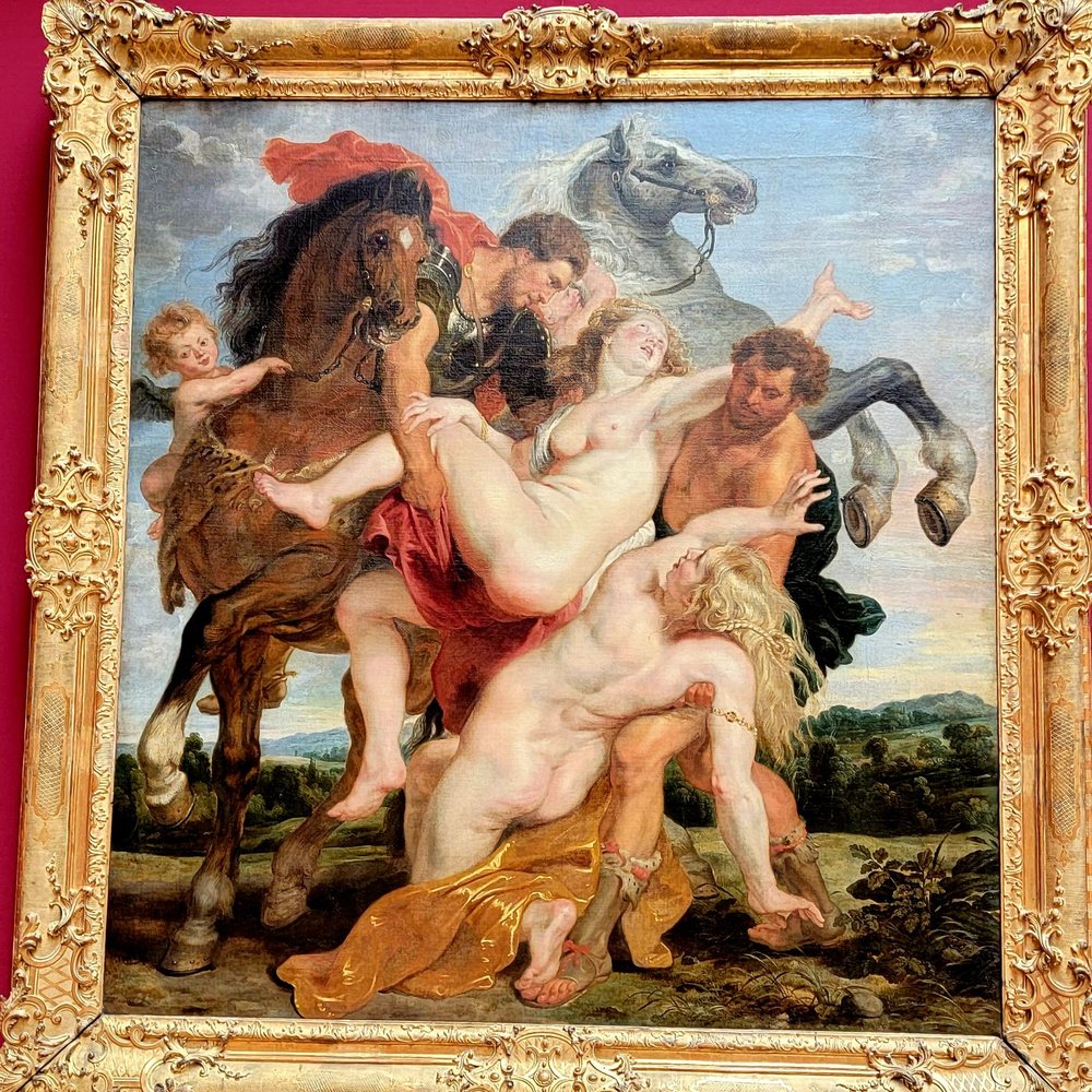 Alte Pinakothek - "The Rape of the Daughters of Leucippus" By Jan Wildens and Peter Paul Rubens. 1618 - Museums Near Me - Munich, BY