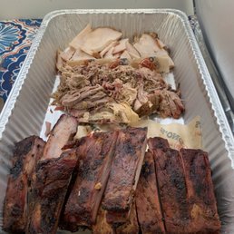 Good for 7 people? Rubs, Turkey & pork. Pork is skimpy though. Good for 7 people? Rubs, Turkey & pork. Pork is skimpy though.