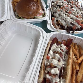 Aloha Smash Burger - Waikiki - Loco hotdog, aloha smash burger, and loco fries - Burgers Near Me - Honolulu, Hawaii