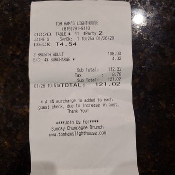 Tom Ham's Lighthouse - Pretty pricey for 2 people - Breakfast & Brunch Near Me - San Diego, California Tom Ham's Lighthouse - Pretty pricey for 2 people - Breakfast & Brunch Near Me - San Diego, California