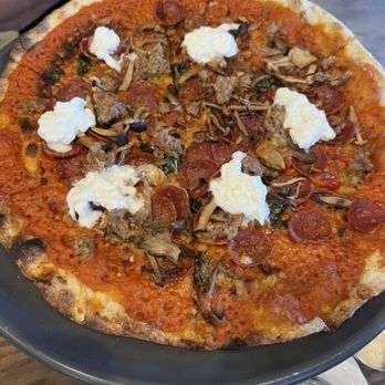 Ospi Costa Mesa - Vodka Pizza with Sausage and Mushrooms added! - Pizza Near Me - Costa Mesa, California
