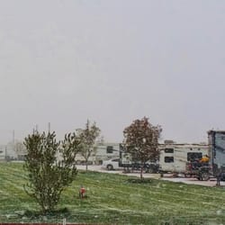 Pleasant Parks RV Estates - Let it snow!