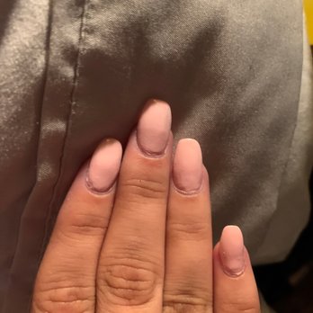 Bellini Nail & Spa - Not coffin clearly and the pinky shape is awful - Nail Salons Near Me - White Plains, New York