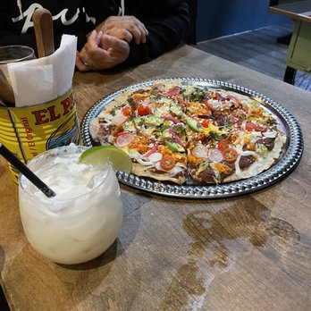 Donaji  - Tlayuda to Share (chicken tinga) - Mexican Near Me - San Francisco, California