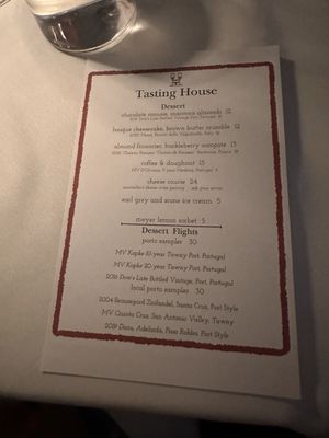 Menu photo 5 Tasting House Los Gatos, CA Menu photo 5 Tasting House Los Gatos, CA