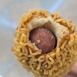 Chung Chun Rice Dog - Ramen chip dog
