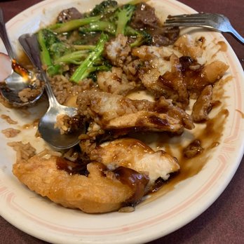 Cathay Inn - a plate of food on a table - Chinese Near Me - Spokane, Washington