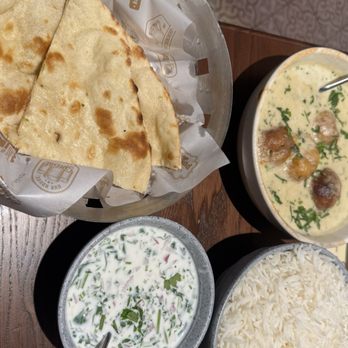 Kailash Parbat - Malai kofta, rice, naan, raita - Vegetarian Near Me - Santa Clara, California Kailash Parbat - Malai kofta, rice, naan, raita - Vegetarian Near Me - Santa Clara, California