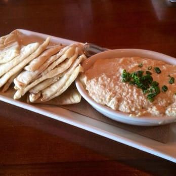 Whiskey Cake - Roasted Garlic Hummus. - New American Near Me - Plano, Texas Whiskey Cake - Roasted Garlic Hummus. - New American Near Me - Plano, Texas