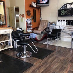 D & A Designs Family Hair Care - TV and a chair for Pedicures