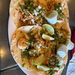 The Mean Wiener - Chicken Tacos and a Shrimp Taco