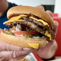 Double cheeseburger Double cheeseburger