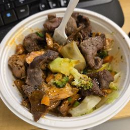 Beef & chicken bowl...meh