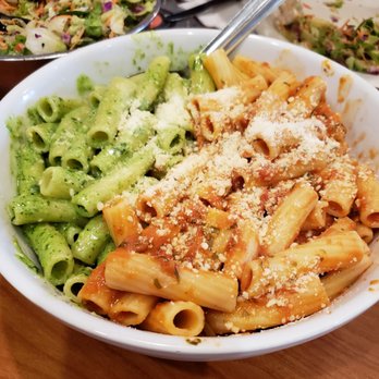 Stonefire Grill - Tomesto pasta (pesto + tomato)- so good! - Barbeque Near Me - Chatsworth, California Stonefire Grill - Tomesto pasta (pesto + tomato)- so good! - Barbeque Near Me - Chatsworth, California