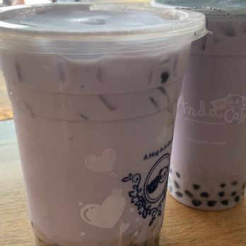 Anda Boba Tea - M14. Taro Milk Tea - Bubble Tea Near Me - Elmhurst, New York