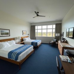 Sand Valley - Double King beds! Room 325 overlooks the last hole on Sandbox.