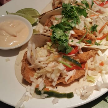 Kaya - Crispy fish tacos. Always good! - Caribbean Near Me - Pittsburgh, Pennsylvania