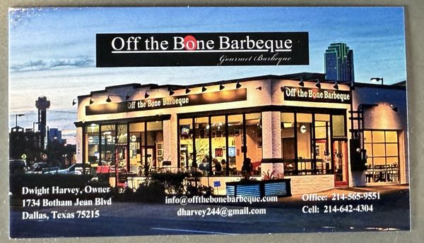 Off the Bone Barbeque by null