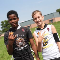 Be 7 Athletics - Having fun playing flag football
