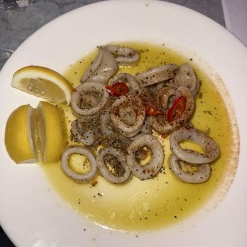 Echoes Cafe - PAN-SEARED CALAMARI - Greek Near Me - Houston, Texas