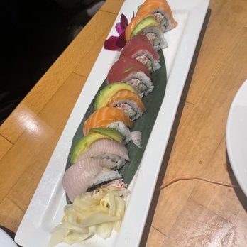 Wokcano - Rainbow Roll - Sushi Bars Near Me - Burbank, California Wokcano - Rainbow Roll - Sushi Bars Near Me - Burbank, California