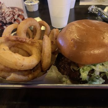 Grumpy’s Burgers & Brew - Nor-Cal Burger with Onion Fries. - Burgers Near Me - Auburn, California Grumpy’s Burgers & Brew - Nor-Cal Burger with Onion Fries. - Burgers Near Me - Auburn, California
