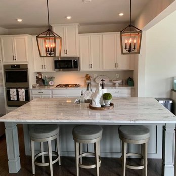 The Spotted Leopard - Island build-out completed using BM Kendall Charcoal paint. - Cabinetry Near Me The Spotted Leopard - Island build-out completed using BM Kendall Charcoal paint. - Cabinetry Near Me