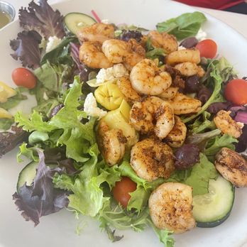 Café at The Square - Grilled Shrimp Mediterranean Salad - American Near Me - New Orleans, Louisiana