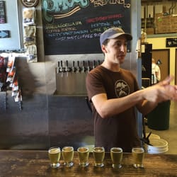 SoCal Brew Bus - First sample at Smog City