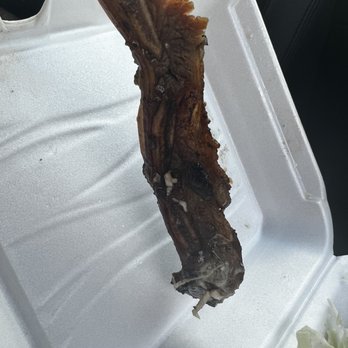 L&L Hawaiian Barbecue - What they considered a piece of kalbi. - Hawaiian Near Me - Waco, Texas