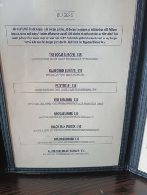 Menu photo 4 The Local 907 Renton, WA