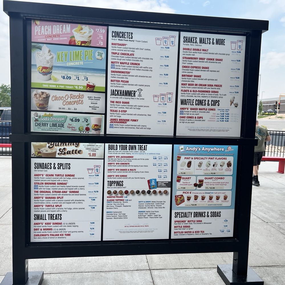 Andy's Frozen Custard - Sell your investments to afford their desserts.  Sheesh. - Ice Cream & Frozen Yogurt Near Me - Aurora, Colorado