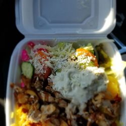 Sabroso Pita Express - Chicken shwarma plate