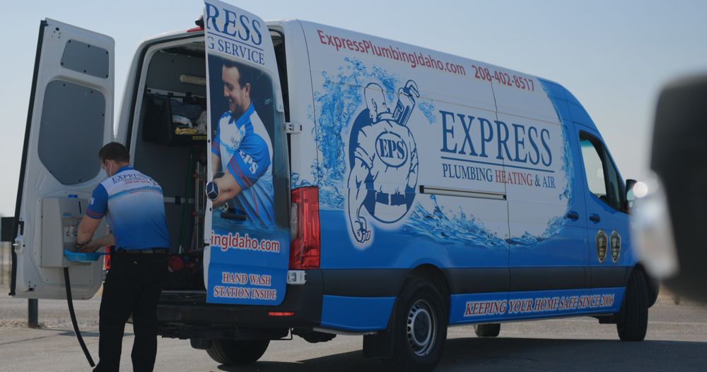 Slide of Express Plumbing Heating & Air