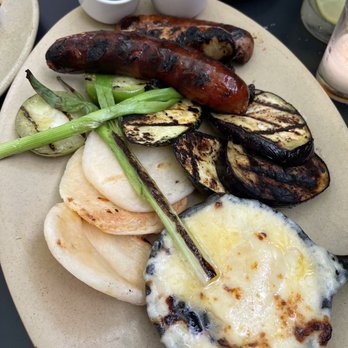 Colonia Verde - Sausage and Veggie Parrillada. We were starving and couldn't have been happier with this appetizer choice! - Latin American Near Me - Brooklyn, New York Colonia Verde - Sausage and Veggie Parrillada. We were starving and couldn't have been happier with this appetizer choice! - Latin American Near Me - Brooklyn, New York