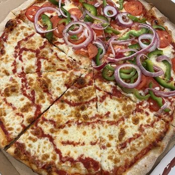 Pizza My Heart - Half veggie half cheese - Pizza Near Me - Saratoga, California