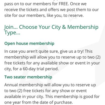 House Seats - Ticket Sales Near Me - Las Vegas, Nevada