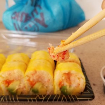 Wasabi - This is either the tiniest Lobster I've ever seen that tastes like crawfish or this is crawfish and they just called it Lobster. - Sushi Bars Near Me - Amherst, New York