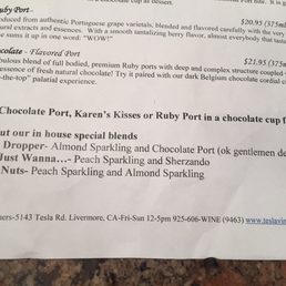 House special blends! There's also the chocolate port and Raspberry wine that is a great match as well House special blends! There's also the chocolate port and Raspberry wine that is a great match as well