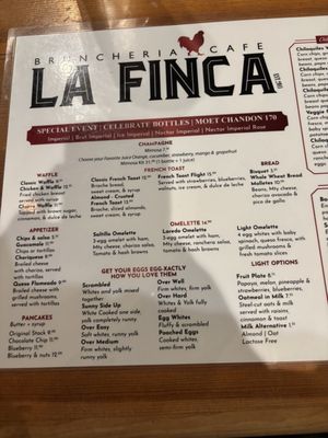 Menu photo 2 La Finca Bruncheria & Cafe Laredo, TX Menu photo 2 La Finca Bruncheria & Cafe Laredo, TX