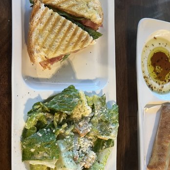 Fresco Italiano - Half Italian Panini with half Caesar salad - Italian Near Me - Warner Robins, Georgia Fresco Italiano - Half Italian Panini with half Caesar salad - Italian Near Me - Warner Robins, Georgia