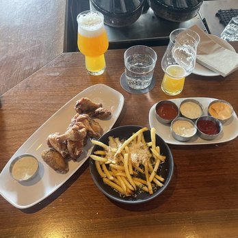 JOEY Bell Tower - Truffle fries, salt and pepper wings. - Canadian (New) Near Me - Edmonton, Alberta