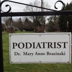 Brazinski Mary Anne, DPM - Street sign