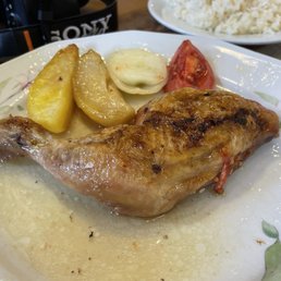 Roast chicken and rice